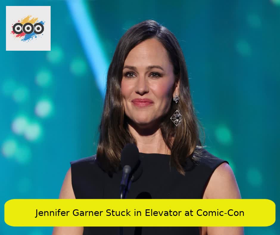 Jennifer Garner Stuck in Elevator at Comic-Con