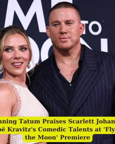 Channing Tatum Praises Scarlett Johansson and Zoë Kravitz's Comedic Talents at 'Fly Me to the Moon' Premiere