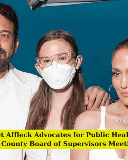 Violet Affleck Advocates for Public Health at LA County Board of Supervisors Meeting