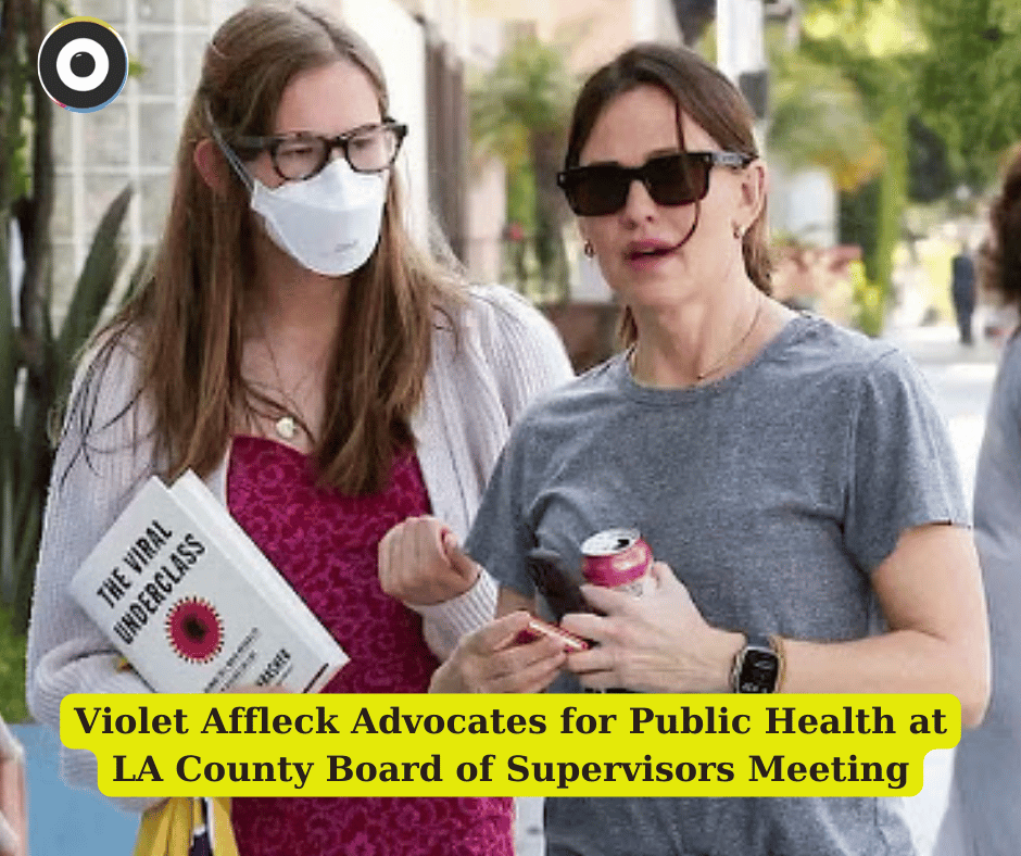 Violet Affleck Advocates for Public Health at LA County Board of Supervisors Meeting