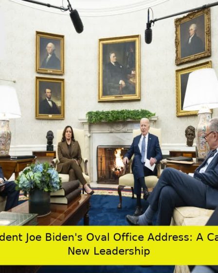 President Joe Biden's Oval Office Address: A Call for New Leadership