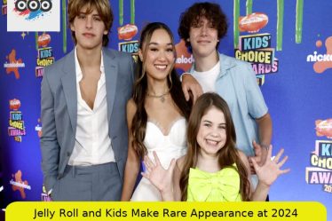 Jelly Roll and Kids Make Rare Appearance at 2024 Kids' Choice Awards