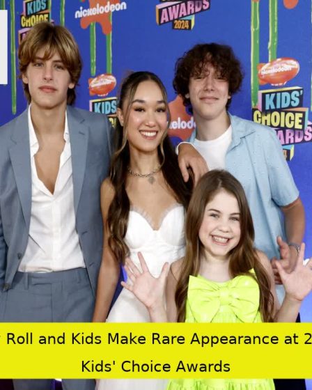 Jelly Roll and Kids Make Rare Appearance at 2024 Kids' Choice Awards