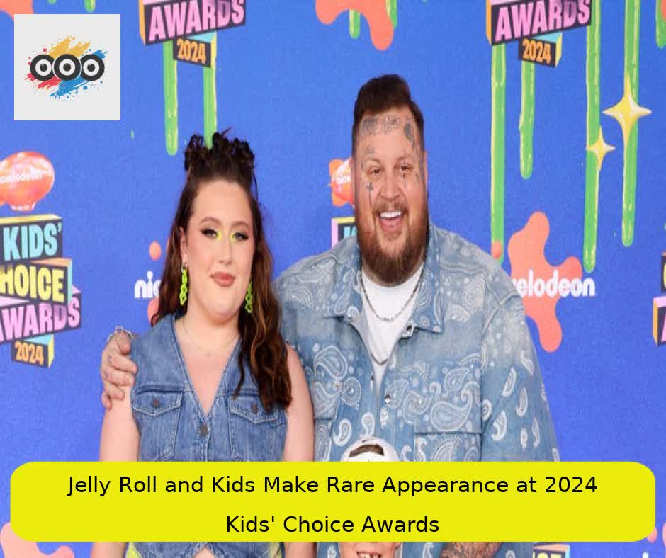 Jelly Roll and Kids Make Rare Appearance at 2024 Kids' Choice Awards