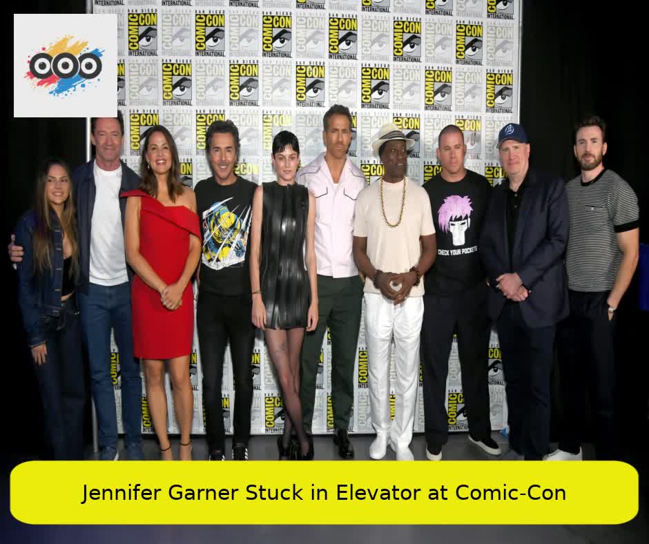 Jennifer Garner Stuck in Elevator at Comic-Con