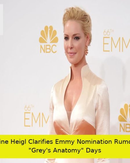 Katherine Heigl Clarifies Emmy Nomination Rumor from "Grey's Anatomy" Days