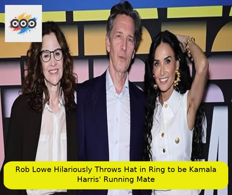 Rob Lowe Hilariously Throws Hat in Ring to be Kamala Harris' Running Mate