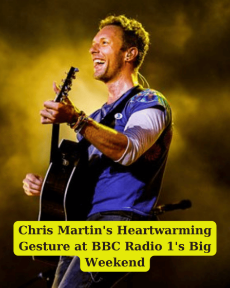 Chris Martin's Heartwarming Gesture at BBC Radio 1's Big Weekend