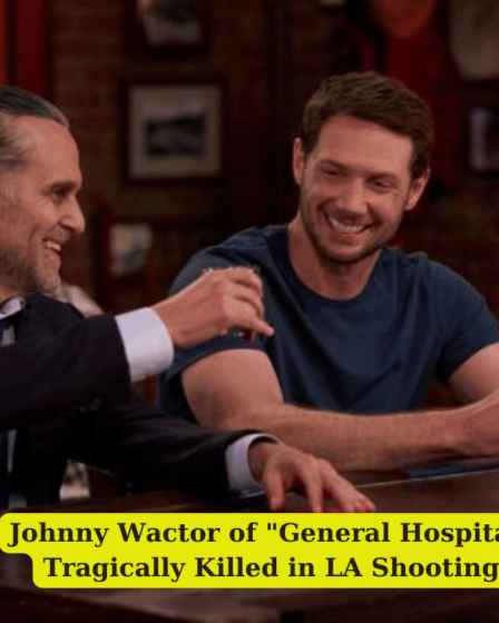 Johnny Wactor of "General Hospital" Tragically Killed in LA Shooting