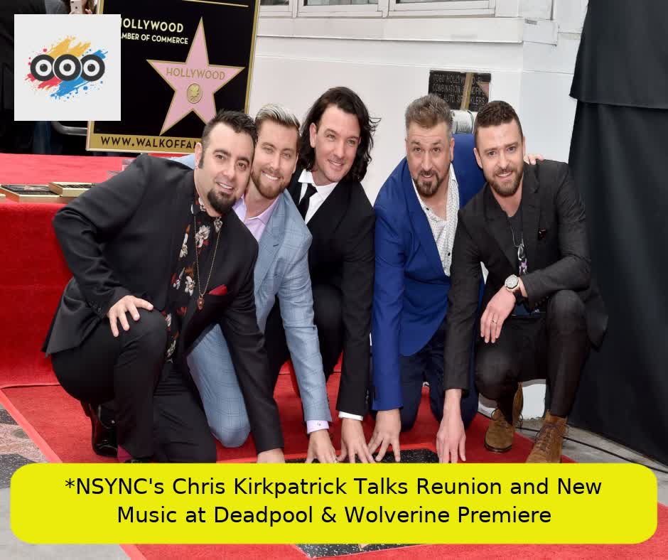 *NSYNC's Chris Kirkpatrick Talks Reunion and New Music at Deadpool & Wolverine Premiere