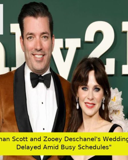 "Jonathan Scott and Zooey Deschanel's Wedding Plans Delayed Amid Busy Schedules"