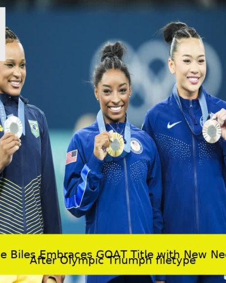 Simone Biles Embraces GOAT Title with New Necklace After Olympic Triumph filetype