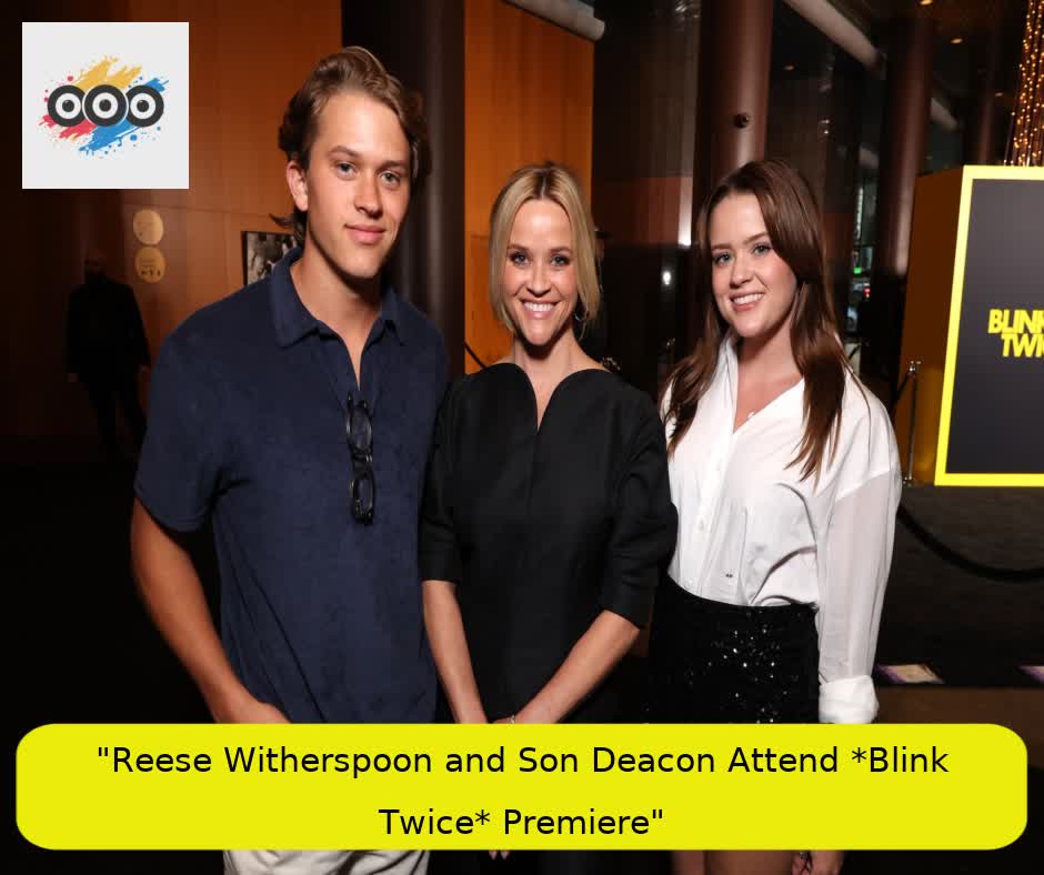 "Reese Witherspoon and Son Deacon Attend *Blink Twice* Premiere"