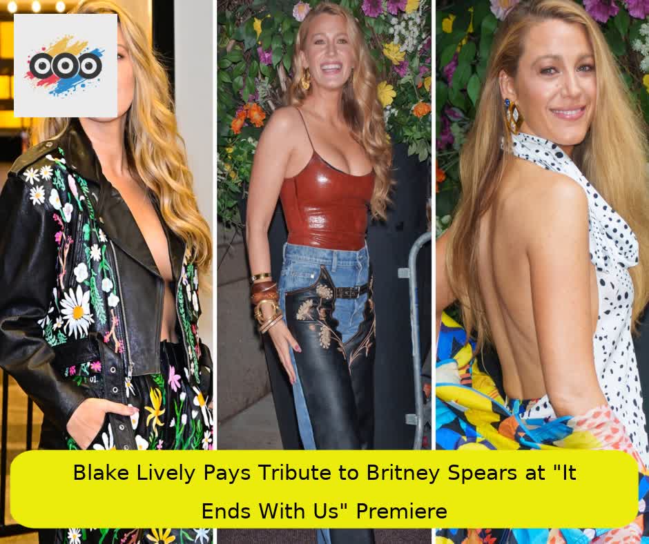 Blake Lively Pays Tribute to Britney Spears at "It Ends With Us" Premiere