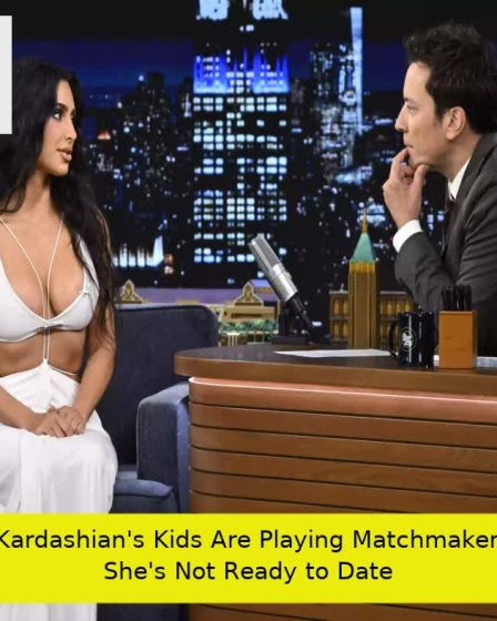 Kim Kardashian's Kids Are Playing Matchmaker, But She's Not Ready to Date