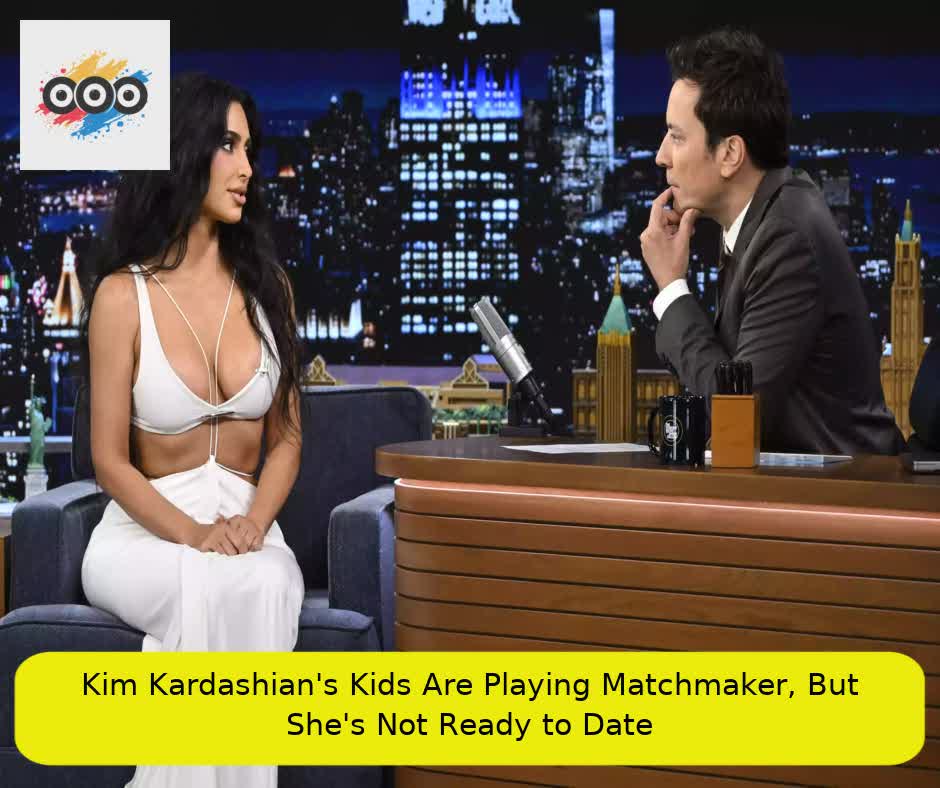 Kim Kardashian's Kids Are Playing Matchmaker, But She's Not Ready to Date