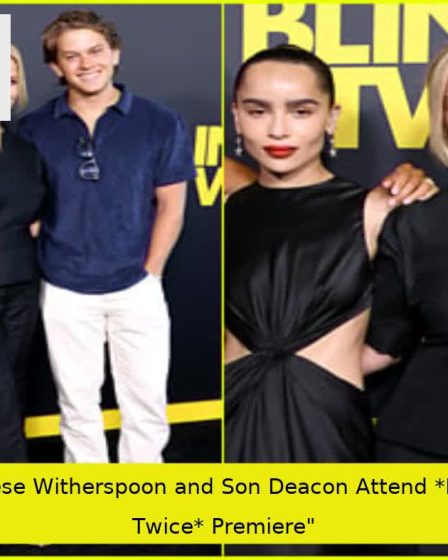 "Reese Witherspoon and Son Deacon Attend *Blink Twice* Premiere"