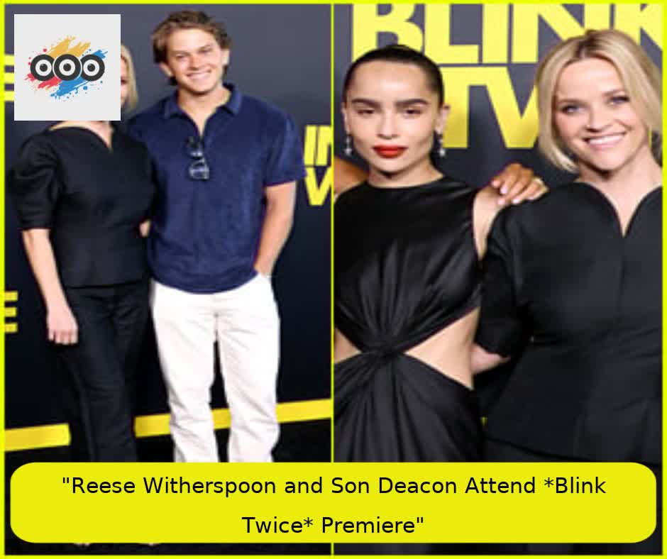 "Reese Witherspoon and Son Deacon Attend *Blink Twice* Premiere"